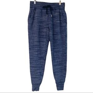 Daily Ritual Women's Jogger Pants Blue Space Dye Casual Athleisure Size Small